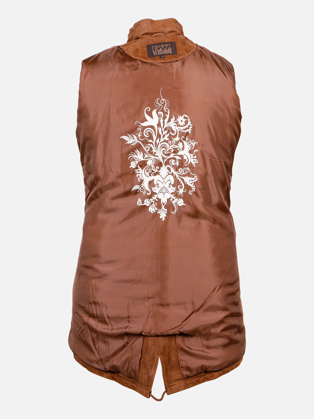 Almina-EX pig micro check print cognac-5